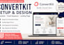 setup convertkit newsletter design kit email sequence convertkit landing page